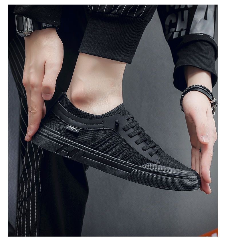Men's Breathable Lightweight Lace-Up Casual Shoes detail 11