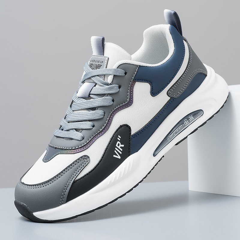 Grey leather surface style