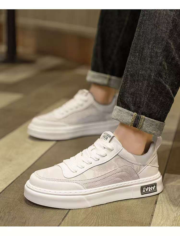 Scarpe casual da uomo stringate e traspiranti con plateau detail 7