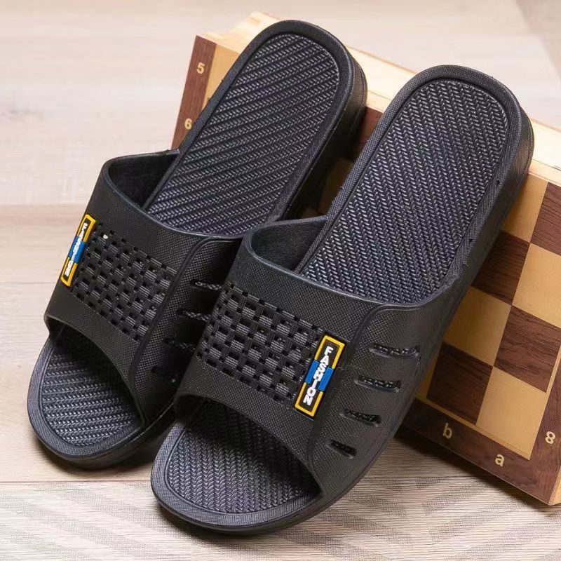 Men's Quick-Dry Non-Slip PVC Open-Toe Slide Slippers detail 3
