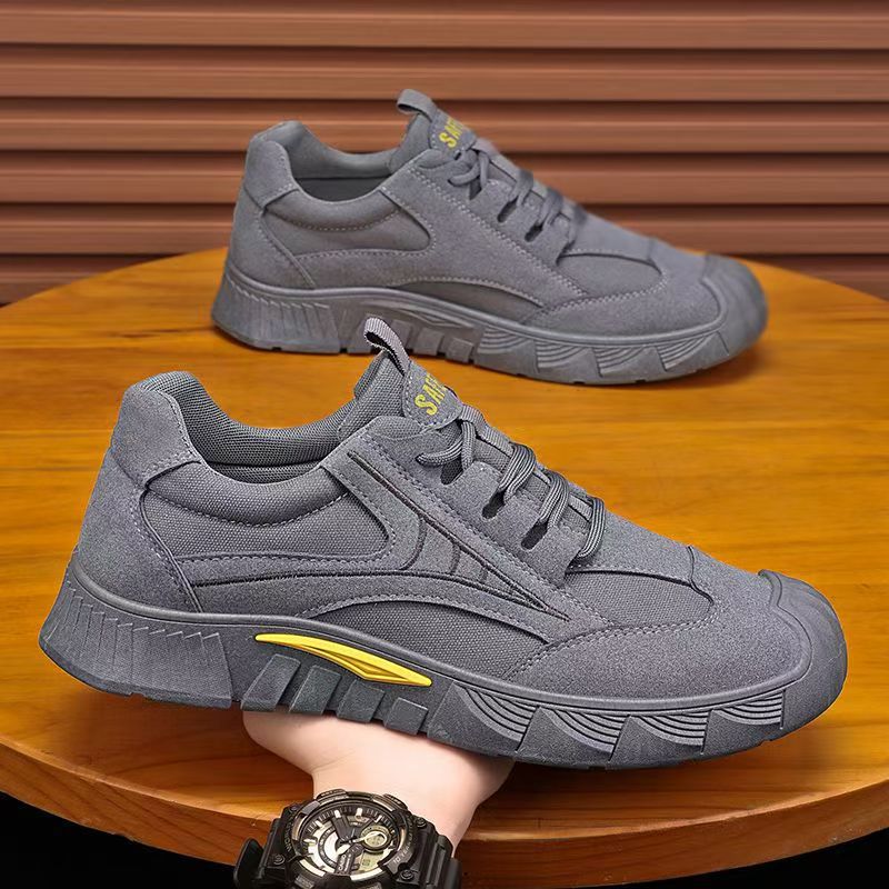 Men's Breathable Lace-Up Casual Shoes detail 7