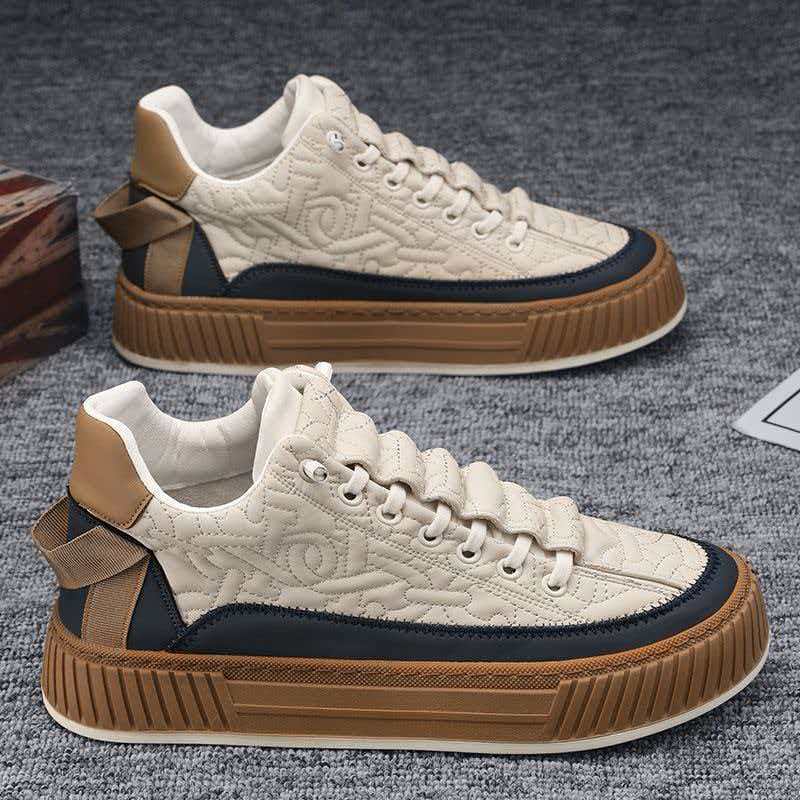 Atmungsaktive Herren-Skateschuhe mit Schnürung & Plateau detail 8