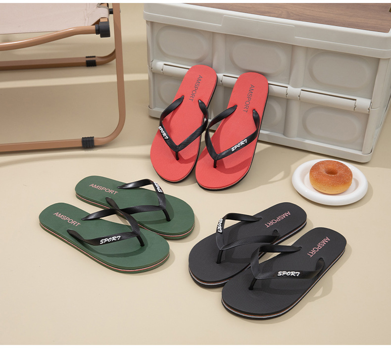 Unisex Lightweight Quick-Dry Beach Flip-Flops detail 3