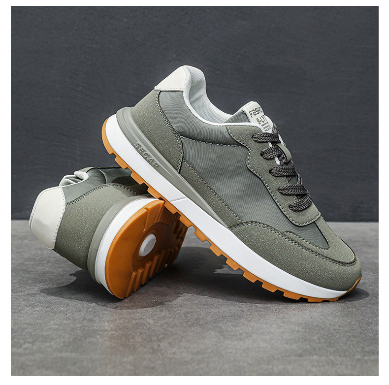 Scarpe casual stringate da uomo traspiranti in colorblock detail 17