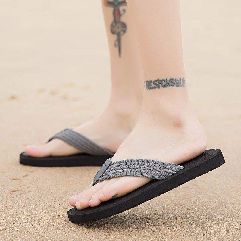 Woven Black Grey