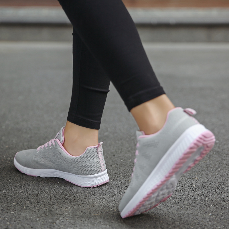 Scarpe da corsa unisex leggere e traspiranti con lacci 5