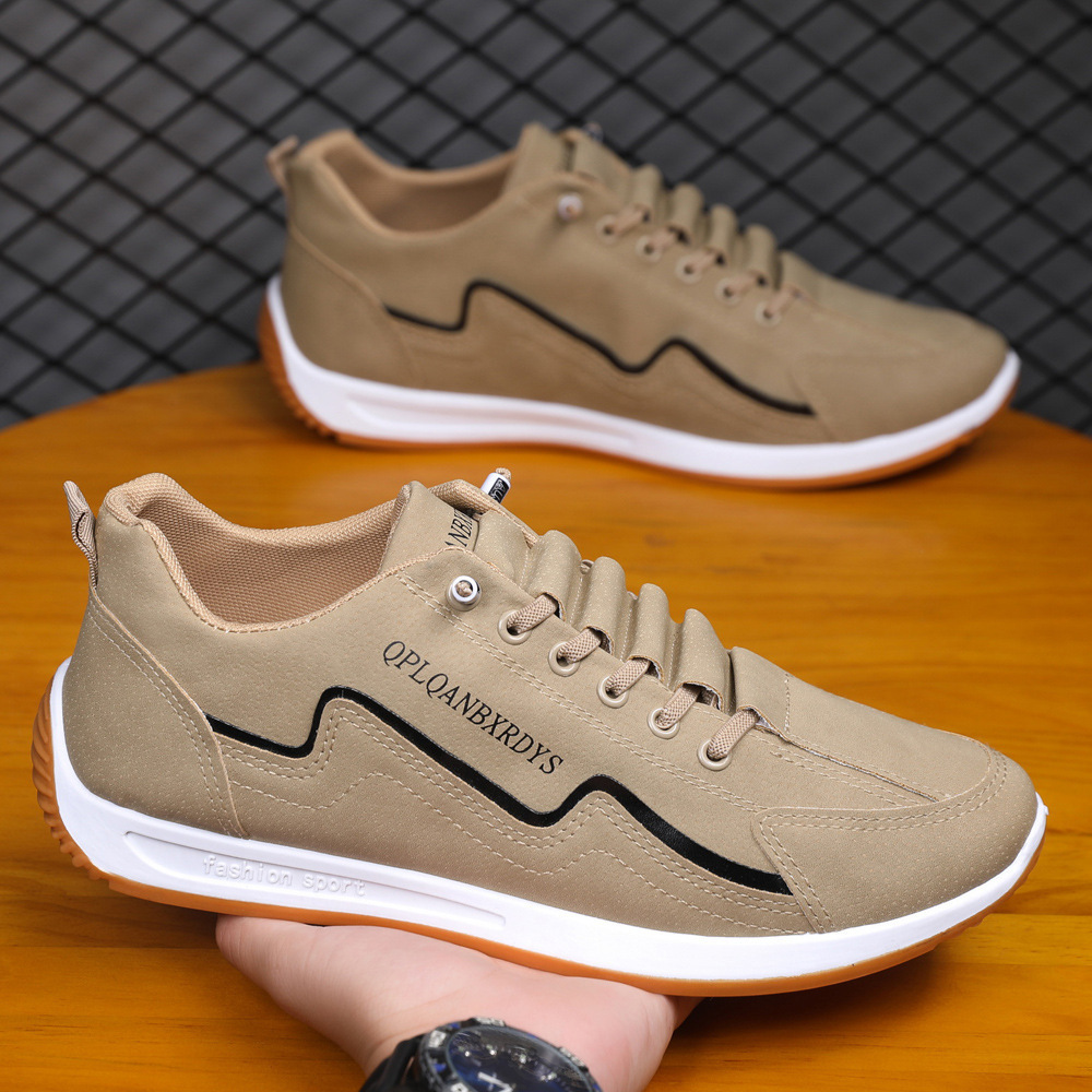 Men's Non-Slip Cushioned Lace-Up Casual Shoes 2