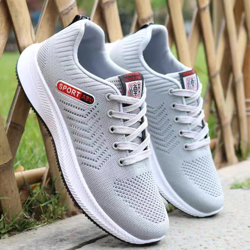 Grey flying woven
