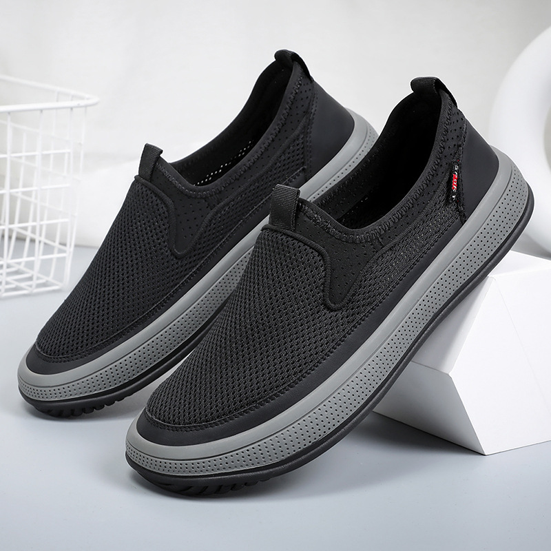 Men's Breathable Mesh Slip-On Casual Shoes