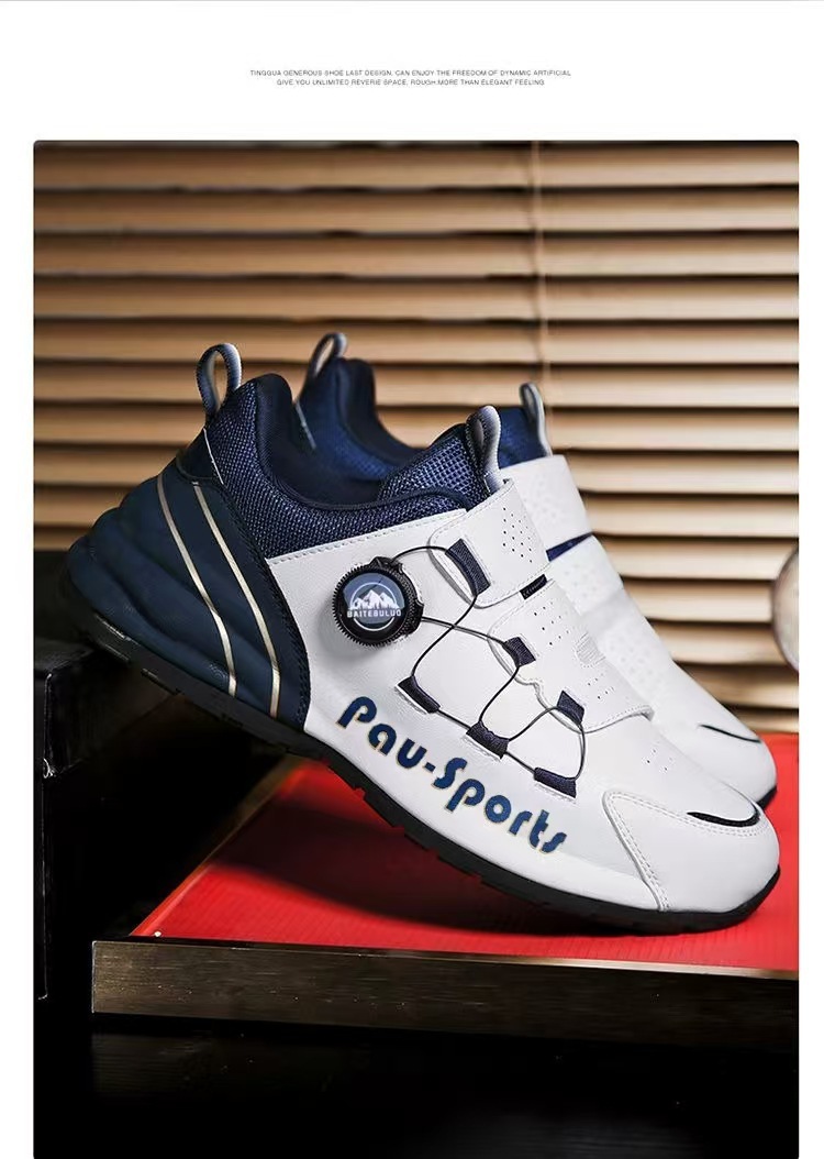 Atmungsaktive gedämpfte Herren-Sportschuhe mit Drehverschluss detail 2