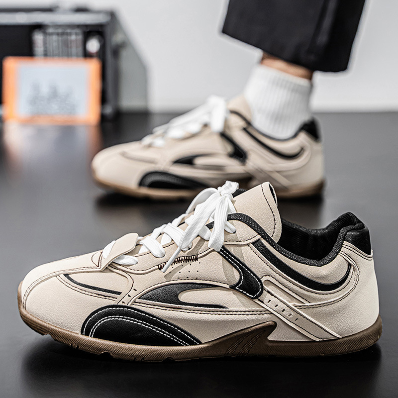 Atmungsaktive Herren-Freizeitschuhe mit Schnürung & Colorblock
