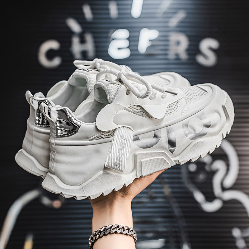 Zapatillas de deporte chunky unisex transpirables con plataforma detail 1