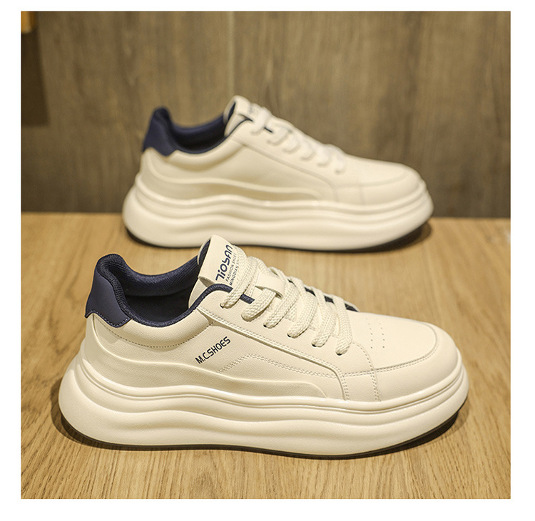 Scarpe casual da uomo con plateau, ammortizzate e stringate detail 7