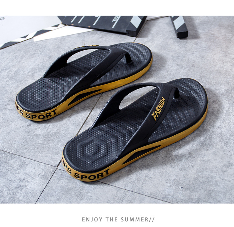 Men's Lightweight Waterproof Slip-On Flip-Flops detail 14