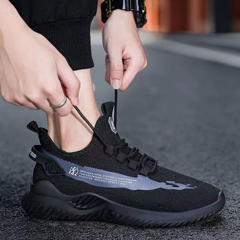 Chaussures de running à lacets en mesh respirant pour homme detail 7