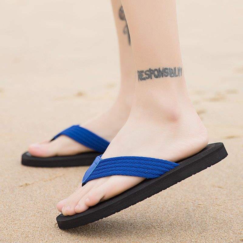 Woven Black Blue