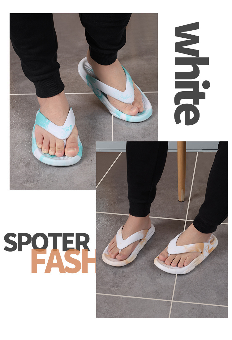 Unisex Cushioned Lightweight Platform Flip-Flops detail 4