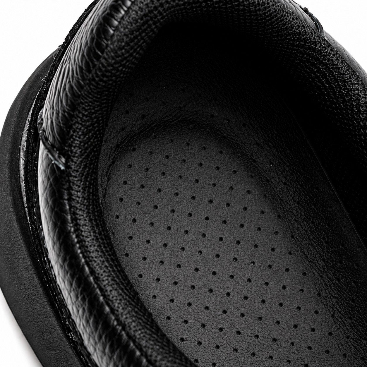 Unisex Full-Grain Leather Rubber Toe-Cap Lace-Up Casual Shoes 9