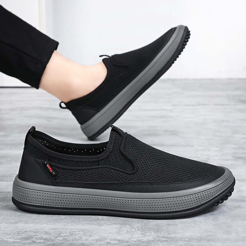 Atmungsaktive Herren-Freizeitschuhe aus Mesh zum Hineinschlüpfen 4