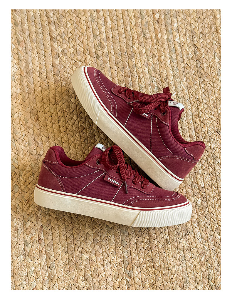 Men's Breathable Canvas Lace-Up Casual Shoes detail 10