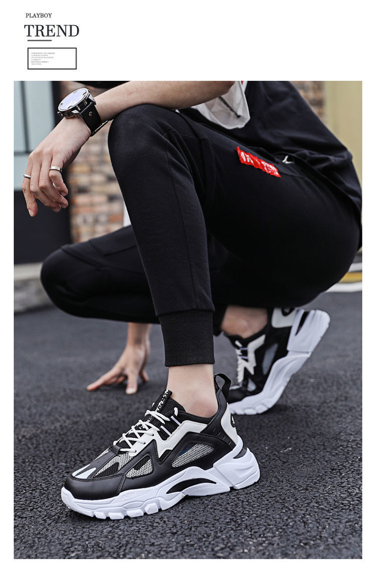 Zapatillas de deporte casuales de plataforma y transpirables para hombre detail 6