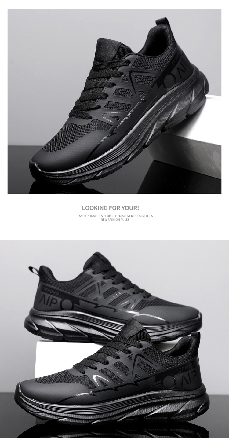 Lichte en ademende heren hardloopschoenen met demping detail 4