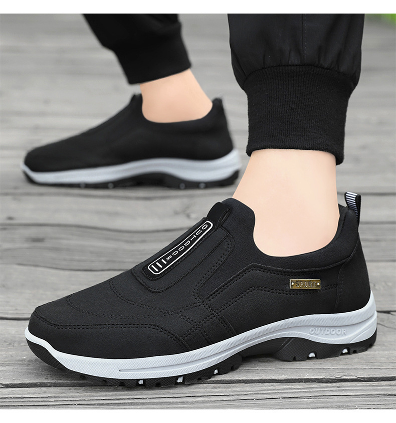 Leichte, rutschfeste Schlupf-Freizeitschuhe für Herren detail 3