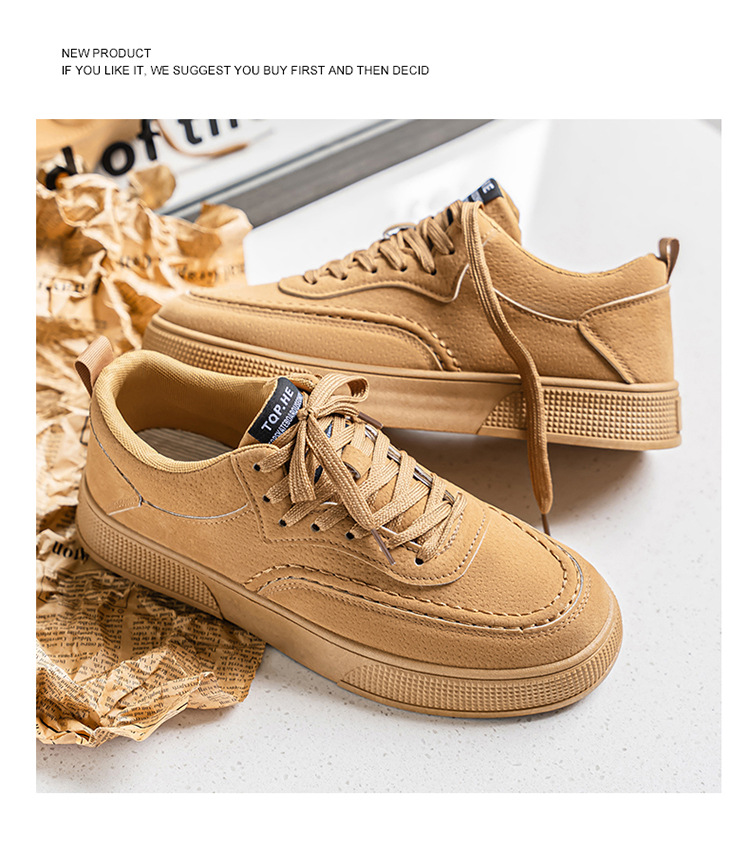 Chaussures de skate à lacets résistantes à l'usure pour hommes detail 11