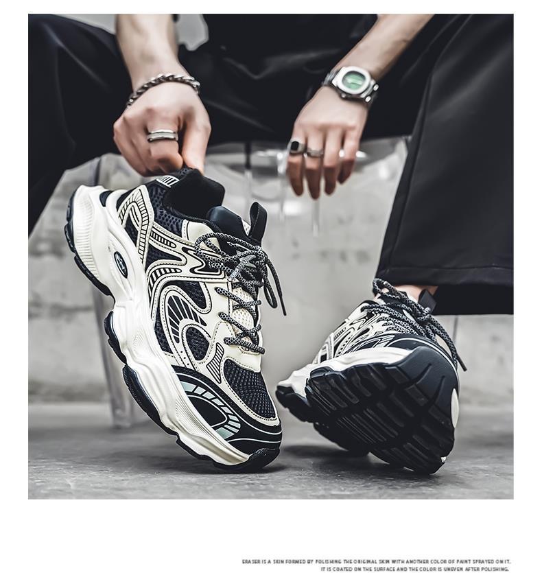 Atmungsaktive Mesh-Plateau-Freizeitschuhe für Herren detail 6