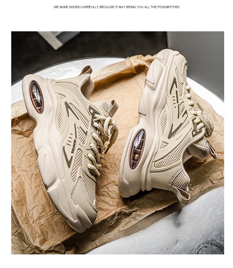 Sneakers da uomo con plateau ammortizzate in mesh traspirante detail 16