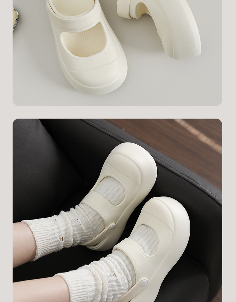 Chaussons à plateforme légers en EVA pour femmes detail 4