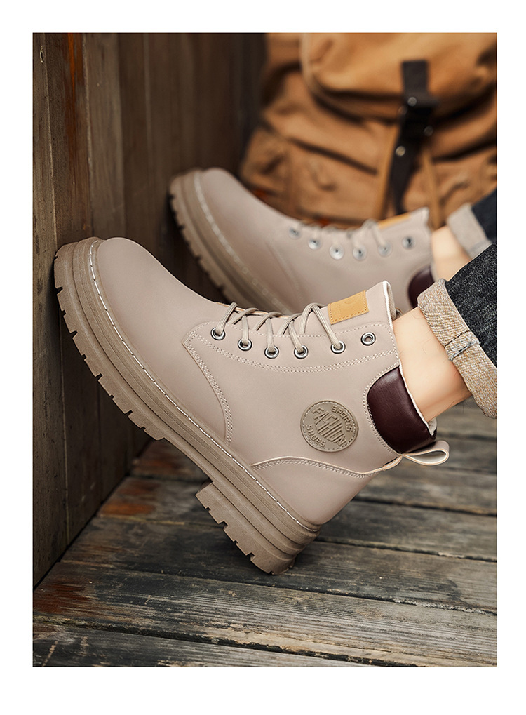 Rutschfeste Schnür-Stiefeletten für Herren für Outdoor-Aktivitäten detail 3