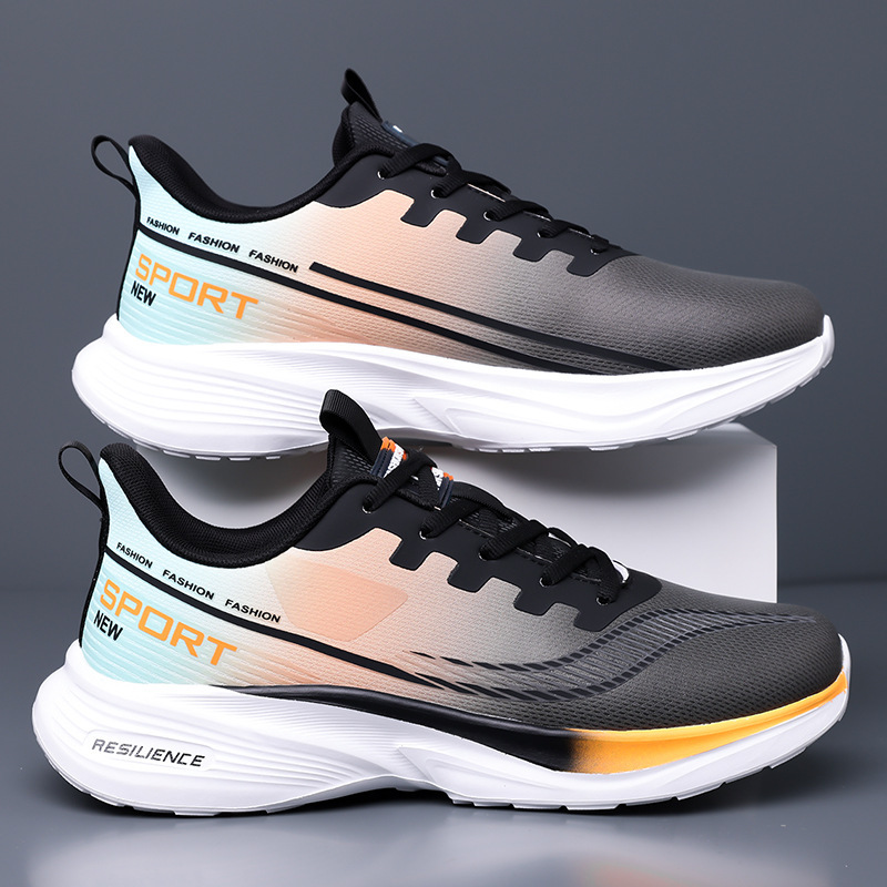 180 Leather surface-white orange