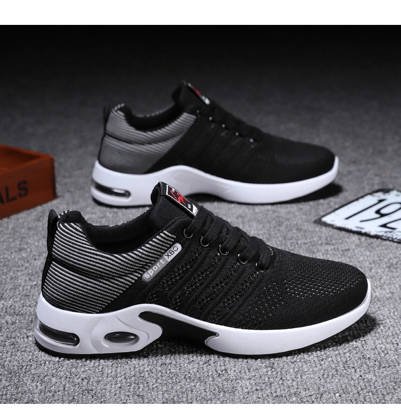 Atmungsaktive gedämpfte Unisex-Laufschuhe mit Schnürung detail 13