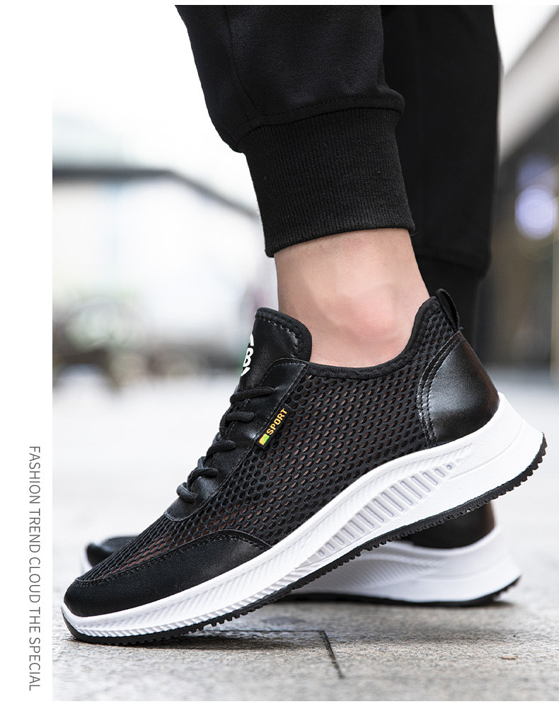 Atmungsaktive & leichte Freizeitschuhe für Herren aus Mesh detail 11
