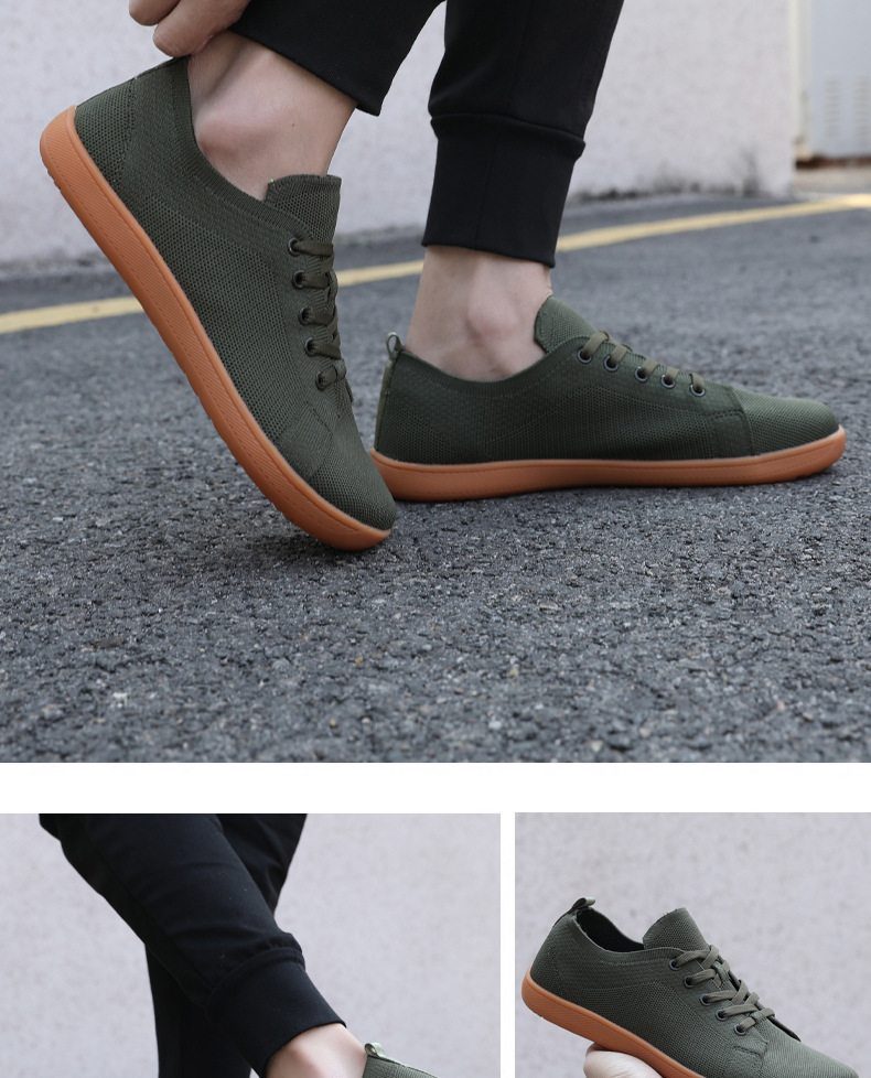 Men's Breathable Knit Minimalist Casual Shoes detail 5