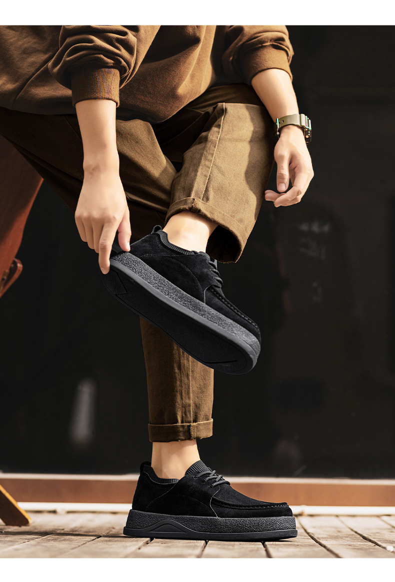 Men's Suede Cushioned Slip-On Casual Shoes detail 6