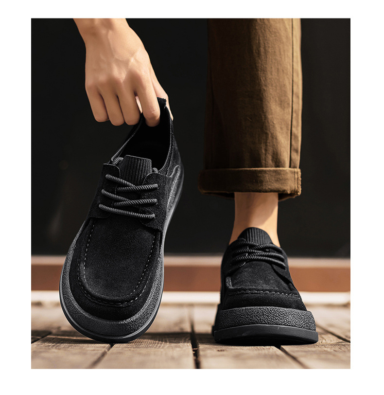 Men's Suede Cushioned Slip-On Casual Shoes detail 7