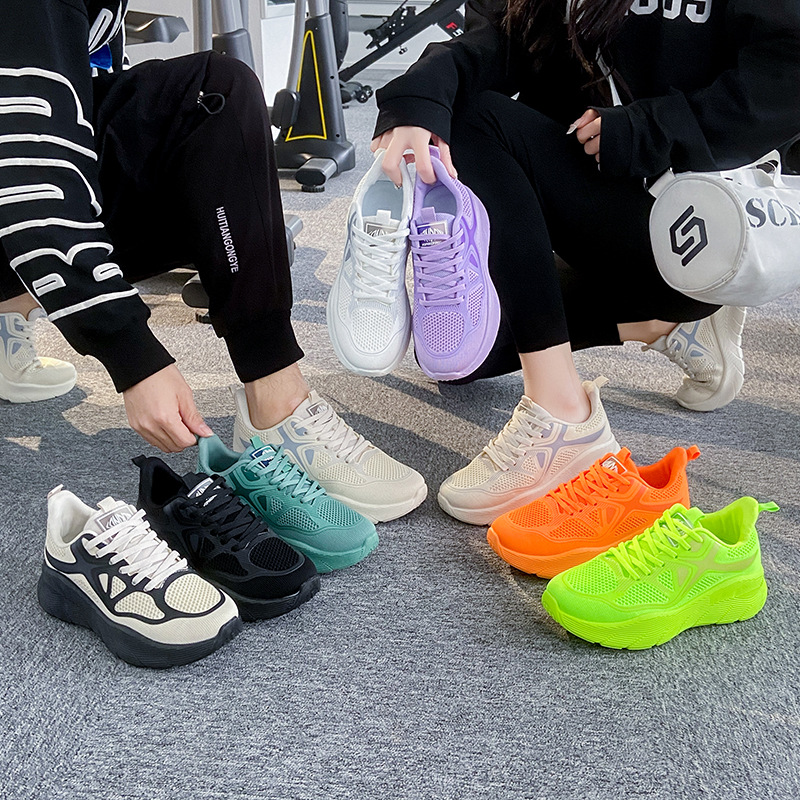 Unisex Breathable Mesh Cushioned Running Shoes 5