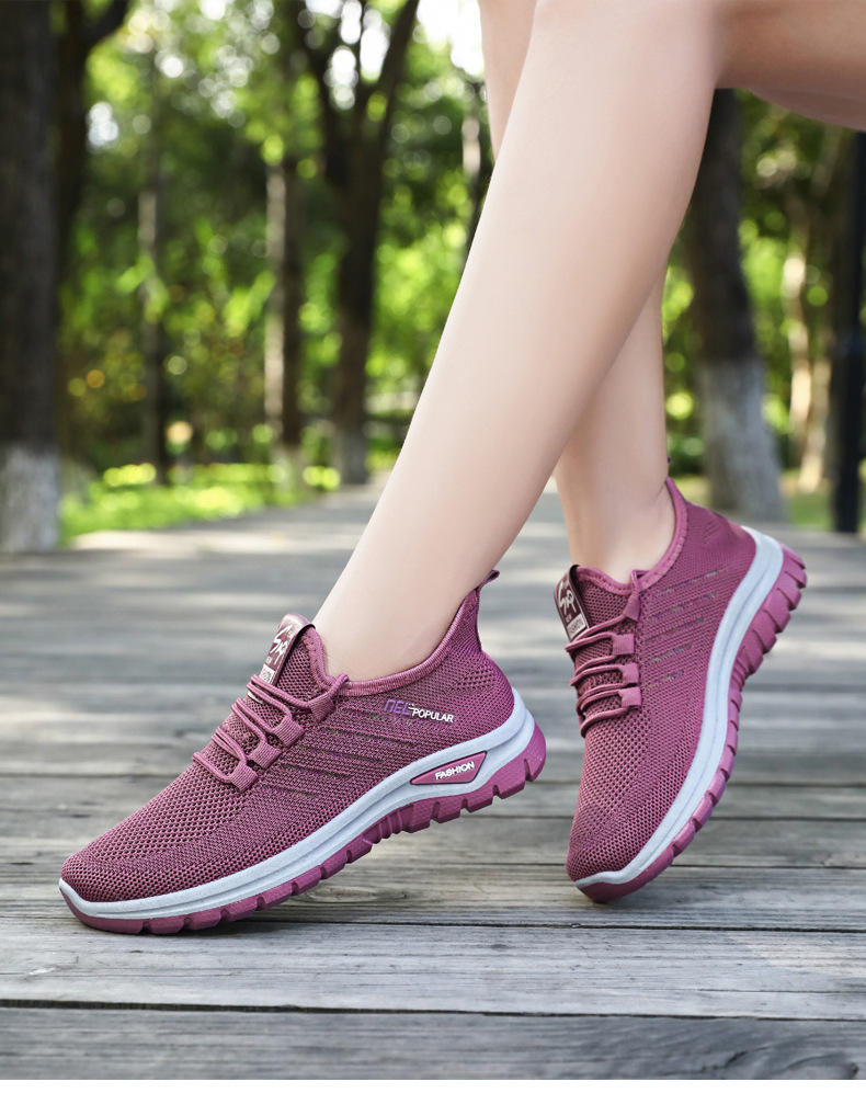 Women's Breathable Knit Lightweight Casual Sneakers detail 9