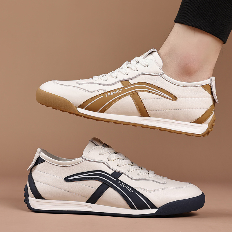 Men's Leather Lace-Up Casual Shoes 5