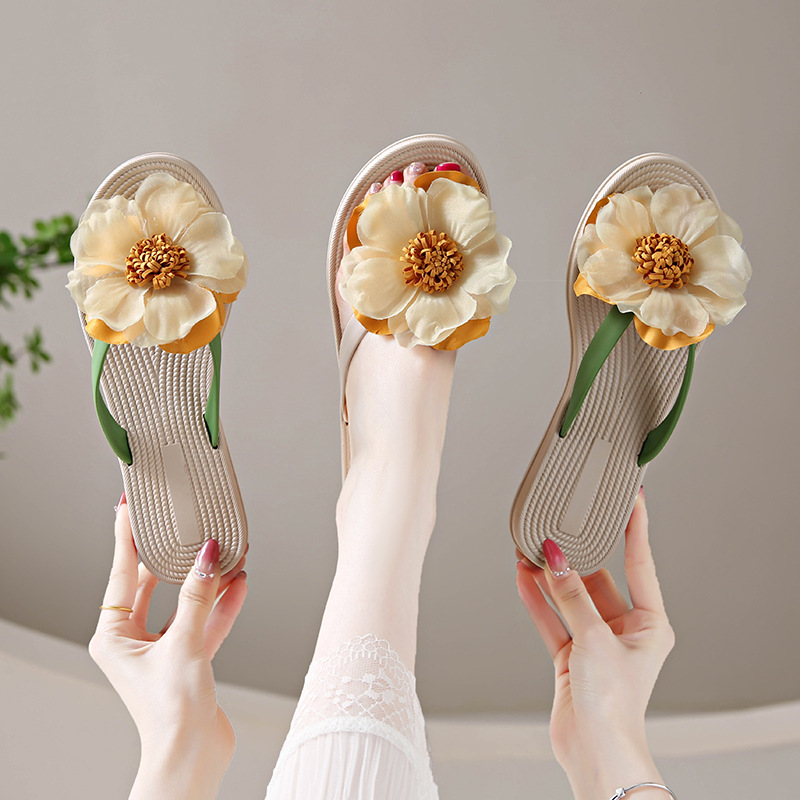Women's Floral Lightweight Slip-On Flat Slippers detail 5