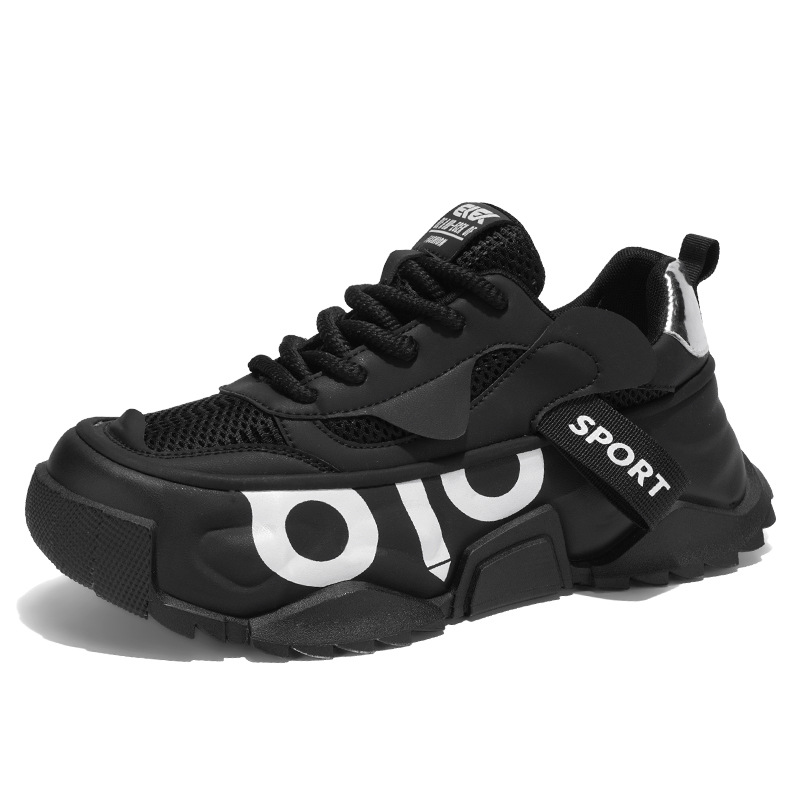 Zapatillas de deporte chunky unisex transpirables con plataforma 6