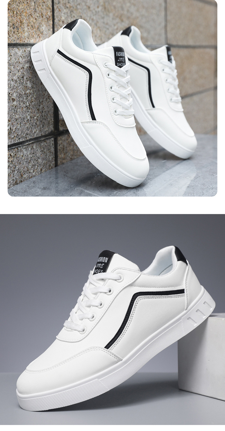 Men's Colorblock Lace-Up Casual Shoes detail 4