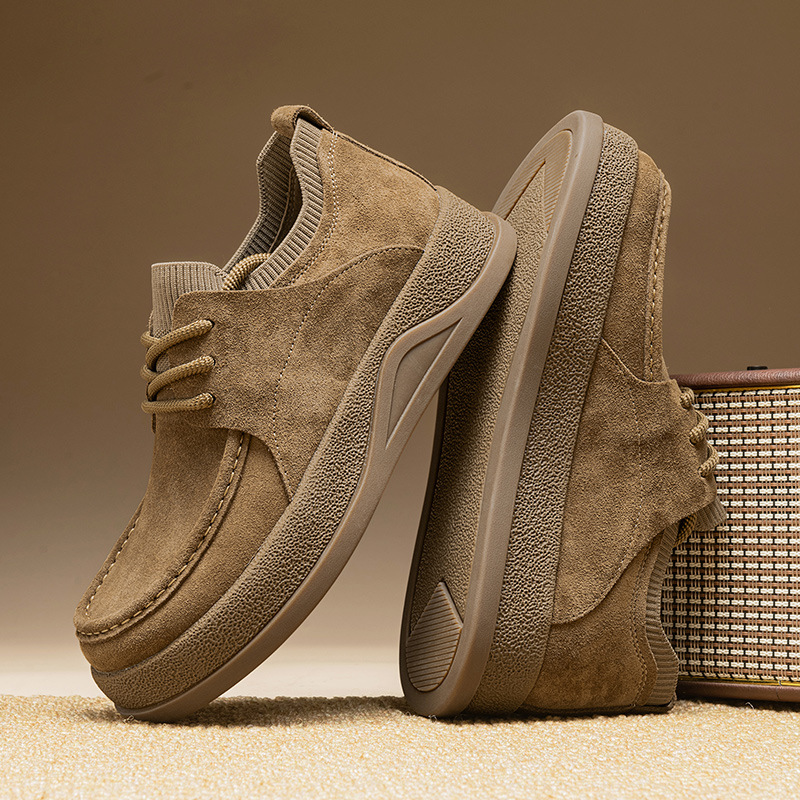 Men's Suede Cushioned Lace-Up Casual Shoes detail 15
