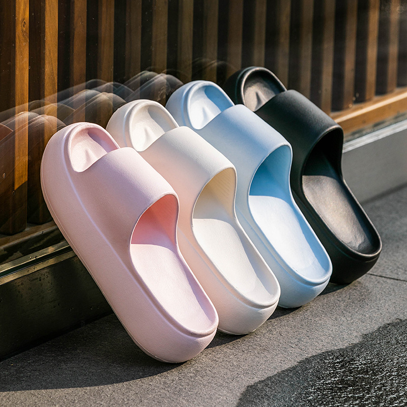 Unisex Thick Platform EVA Cushioned Open-Toe Slippers 2