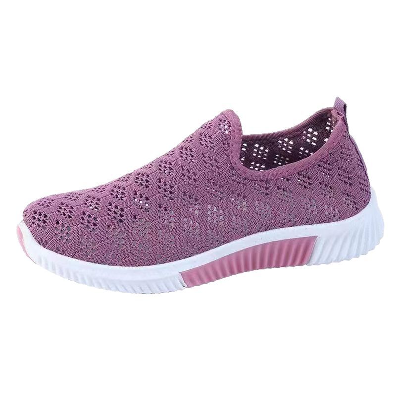 Atmungsaktive, leichte Slip-On Freizeitschuhe aus Mesh für Damen 6