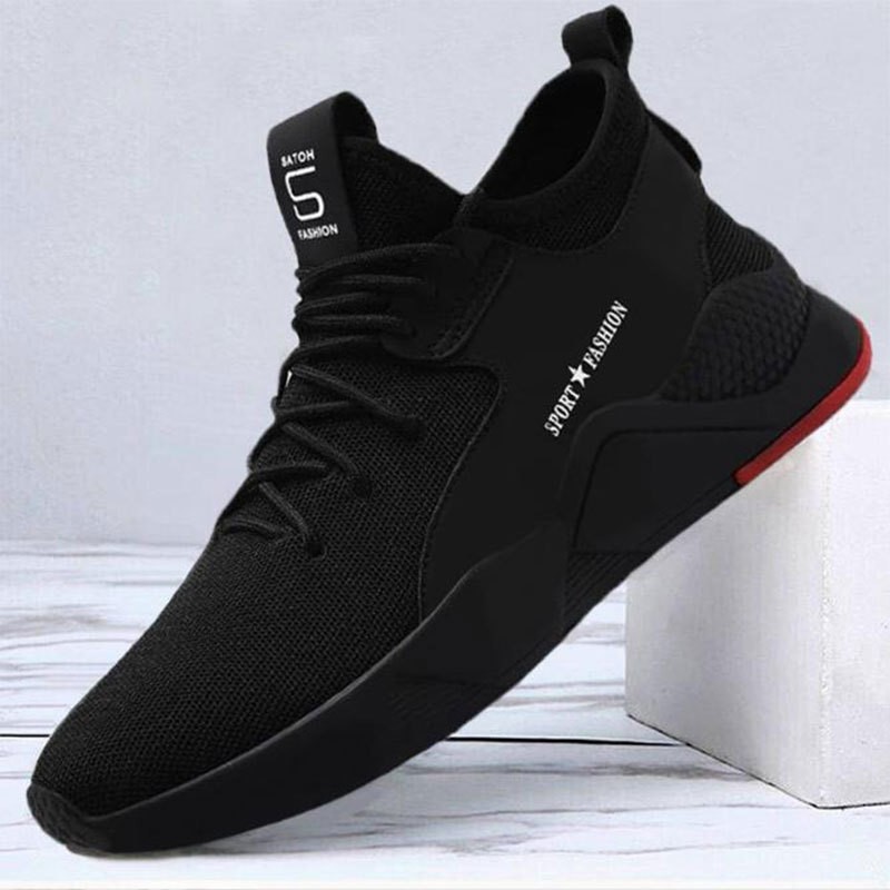 Men's Breathable Lightweight Lace-Up Running Shoes 2