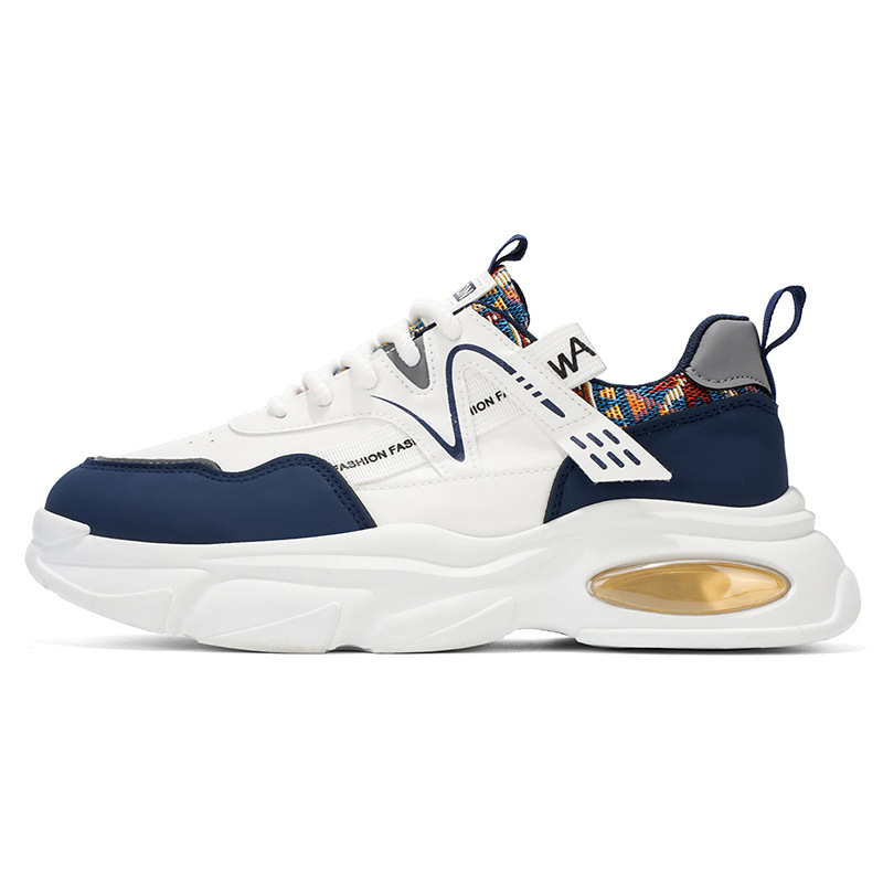 Sneakers casual da uomo stringate con plateau e ammortizzazione 6