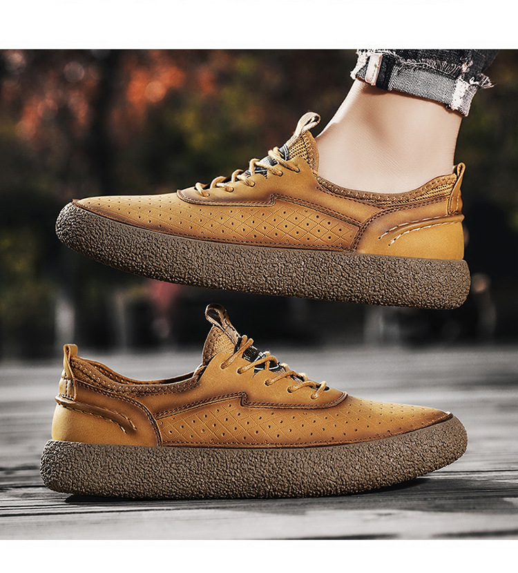 Atmungsaktive Freizeitschuhe für Herren mit Schnürung detail 3